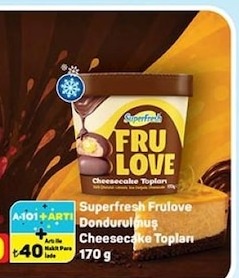 Superfresh Frulove Dondurulmuş Cheesecake Topları 170G