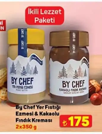 By Chef Yer Fıstığı Ezmesi & Kakaolu Fındık Kreması 2X350 G