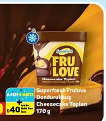 Superfresh Frulove Dondurulmuş Cheesecake Topları 170 G