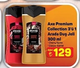 Axe Premium Collection 3'Ü 1 Arada Duş Jeli 300 Ml
