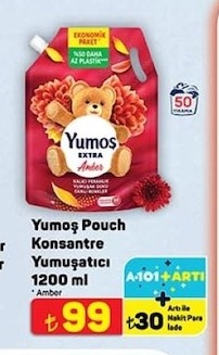 Yumos Pouch Konsantre Yumuşatıcı 1200 Ml
