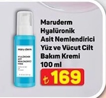 Maruderm Hyaluronik Asit Nemlendirici Yüz Ve Vücut Cilt Bakım Kremi 100 Ml