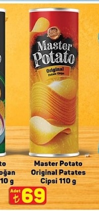 Master Potato Original Patates Cipsi 110 G