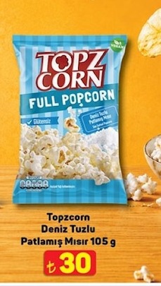 Topzcorn Deniz Tuzlu Patlamış Mısır 105G