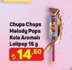 Chupa Chups Melody Pops Kola Aromalı Lollipop 15G