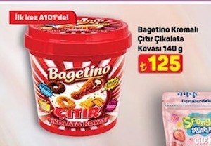 Bagetino Kremalı Çıtır Çikolata Kovası 140G