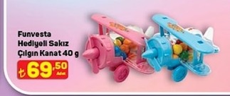 Funvesta Hediyeli Sakız Çılgın Kanat 40G