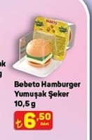 Bebeto Hamburger Yumuşak Şeker 10.5 G