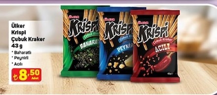 Ülker Krispi Çubuk Kraker 43 G