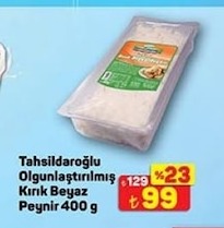 Tahsildaroğlu Olgunlaştırılmış Kırık Beyaz Peynir 400 G