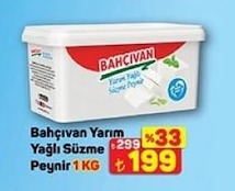 Bahçıvan Yarım Yağlı Süzme Peynir 1Kg