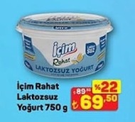 İçim Rahat Laktozsuz Yoğurt 750G