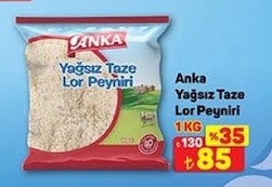 Anka Yağsız Taze Lor Peyniri 1Kg