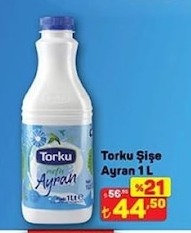 Torku Şişe Ayran 1 L