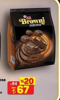 Eti Browni Intense Çikolatalı Karamelli Kek 10 Adet