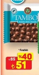Tambo Fındıklı Sütlü Çikolata