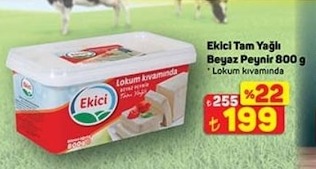 Ekici Tam Yagli Beyaz Peynir 800G