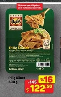 Beşler Piliç Döner 500G