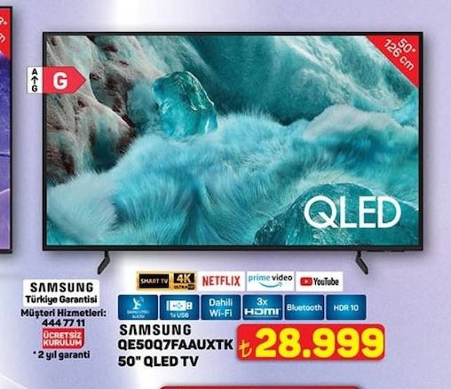 Samsung 50" "Qled" "Tv"