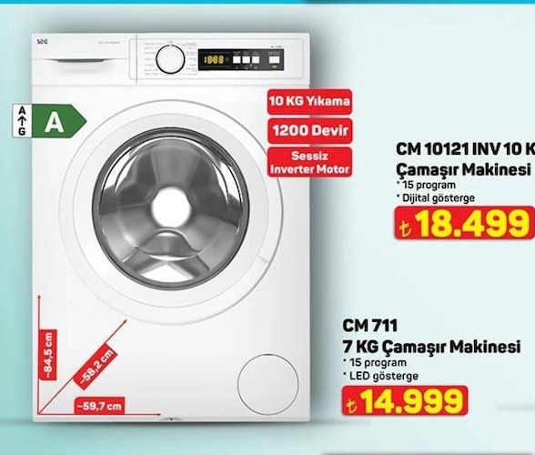 Cm 711 7 Kg Çamaşir Makinesi