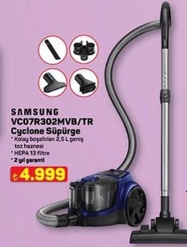 Samsung Vc07R302Mvb/Tr Cyclone Süpürge