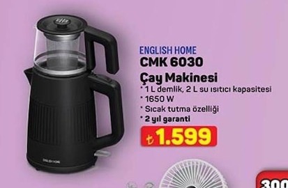 English Home Cmk 6030 Çay Makinesi