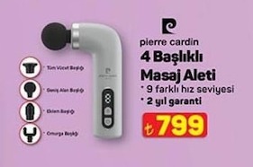Pierre Cardin 4 Başlıklı Masaj Aleti