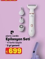 Pierre Cardin Epilasyon Seti 4 Farklı Başlık