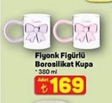 Fiyonk Figürlü Borosilikat Kupa 380Ml