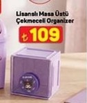 Lisanslı Masa Üstü Çekmeceli Organizer