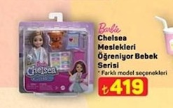 Barbie Chelsea Meslekleri Öğreniyor Bebek Serisi