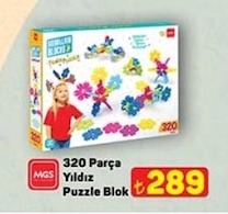 320 Parca Yildiz Puzzle Blok