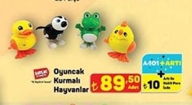 Uluk Oyuncak Kurmalı Hayvanlar