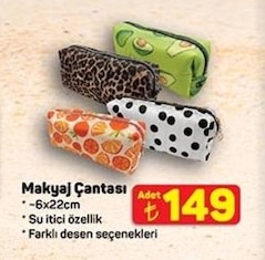 Makyaj Çantası 6X22Cm