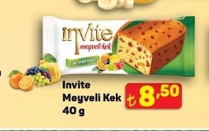 Invite Meyveli Kek 40G