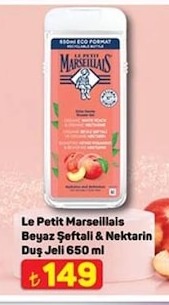 Le Petit Marseillais Beyaz Şeftalili & Nektarinli Duş Jeli 650 Ml