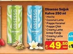 Obsesso Soğuk Kahve 250 Ml