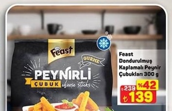 Feast Dondurulmuş Kaplamalı Peynir Çubukları 300G