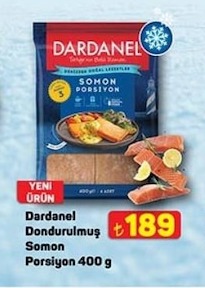 Dardanel Dondurulmuş Somon Porsiyon 400 G