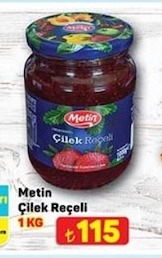 Metin Çilek Reçeli 1 Kg