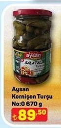 Aysan Kornişon Turşu No:0 670 G