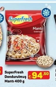 Superfresh Dondurulmuş Manti 400 G