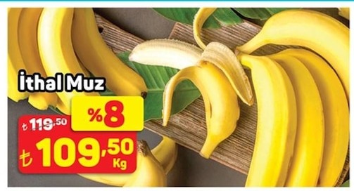 İthal Muz Kg