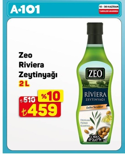 Zeo Riviera Zeytinyağı 2L