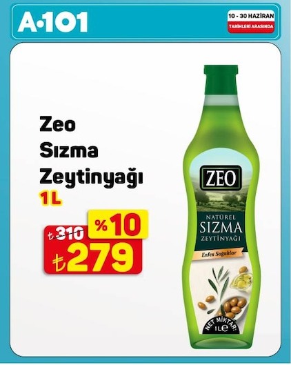 Zeo Sızma Zeytinyağı 1L