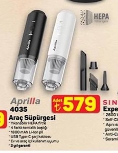 Aprilla 4035 Araç Süpürgesi