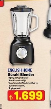 English Home Sürahi Blender