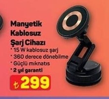 Manyetik Kablosuz Şarj Cihazı
