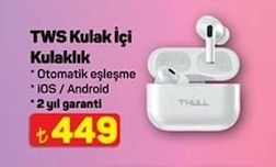 Tws Kulak İçi Kulaklık