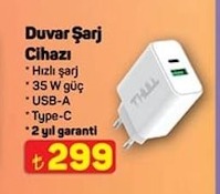 Duvar Şarj Cihazı